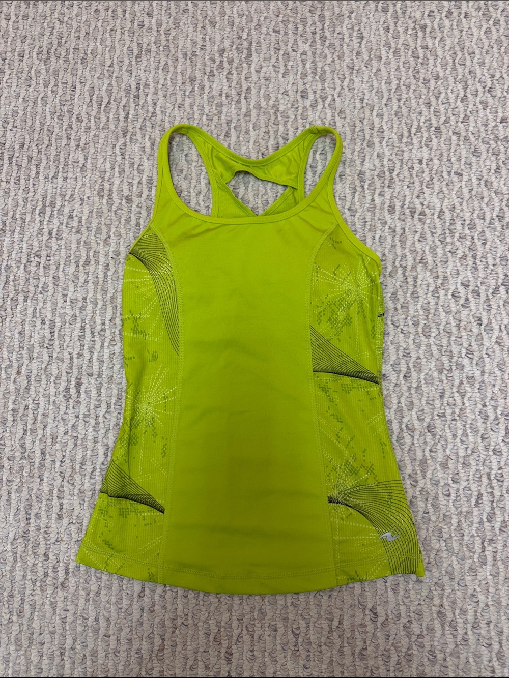 Women’s Lime Green Racerback Tank Top